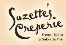 Suzettes Creperie, Restaurant, French Bistro, Tea and Wine Bar