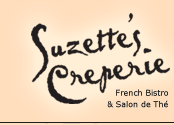 Suzettes Creperie, Restaurant, French Bistro, Tea and Wine Bar