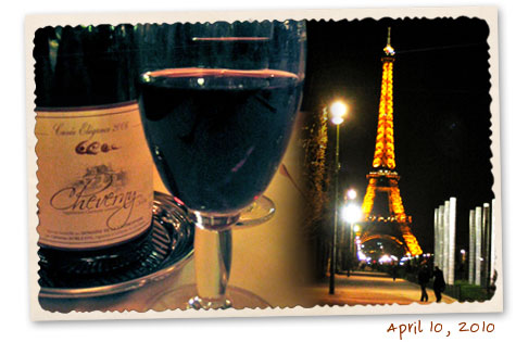Paris: wine in a br