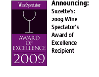 Wine Spectator award winner 2009