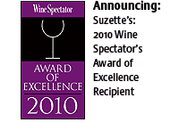 Wine Spectator award winner 2009
