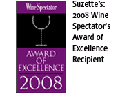 Wine Spectator award winner 2008